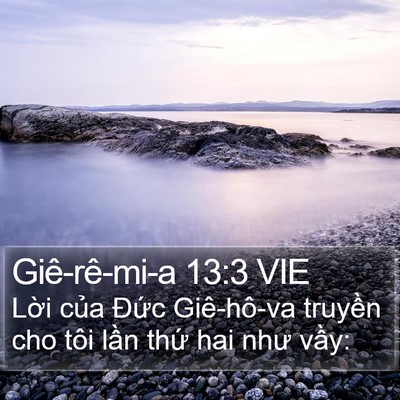 Giê-rê-mi-a 13:3 VIE Bible Verse Image