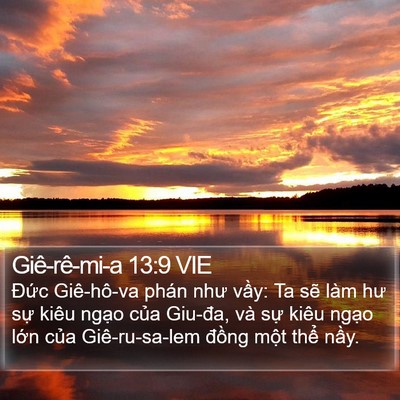 Giê-rê-mi-a 13:9 VIE Bible Verse Image