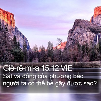 Giê-rê-mi-a 15:12 VIE Bible Verse Image