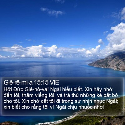 Giê-rê-mi-a 15:15 VIE Bible Verse Image