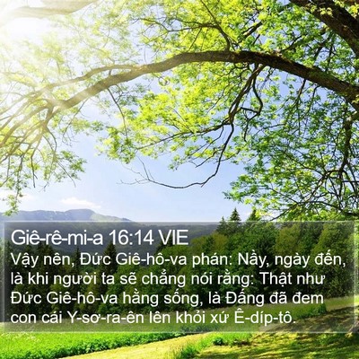 Giê-rê-mi-a 16:14 VIE Bible Verse Image