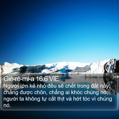 Giê-rê-mi-a 16:6 VIE Bible Verse Image