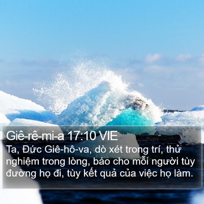 Giê-rê-mi-a 17:10 VIE Bible Verse Image
