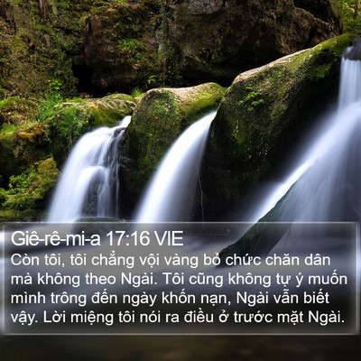 Giê-rê-mi-a 17:16 VIE Bible Verse Image