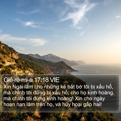Giê-rê-mi-a 17:18 VIE Bible Verse Image