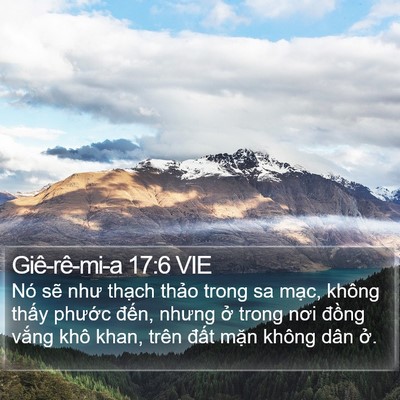 Giê-rê-mi-a 17:6 VIE Bible Verse Image