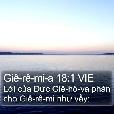 Giê-rê-mi-a 18:1 VIE Bible Verse Image