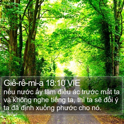 Giê-rê-mi-a 18:10 VIE Bible Verse Image