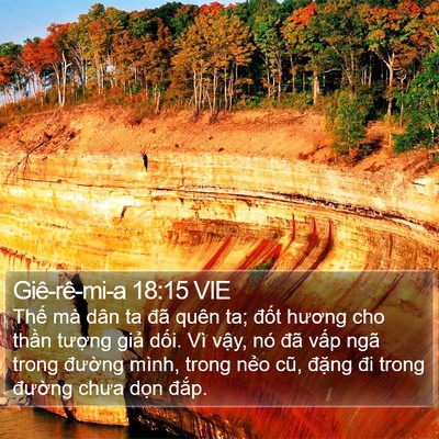 Giê-rê-mi-a 18:15 VIE Bible Verse Image