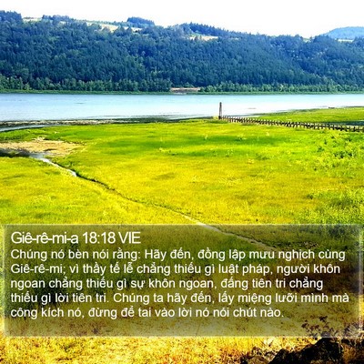 Giê-rê-mi-a 18:18 VIE Bible Verse Image