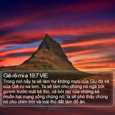 Giê-rê-mi-a 19:7 VIE Bible Verse Image