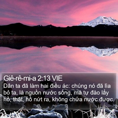 Giê-rê-mi-a 2:13 VIE Bible Verse Image