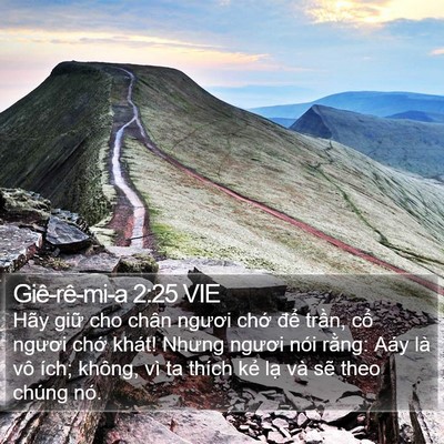 Giê-rê-mi-a 2:25 VIE Bible Verse Image