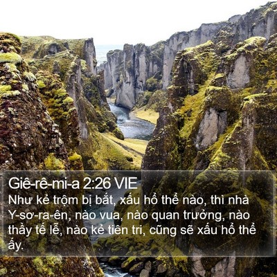 Giê-rê-mi-a 2:26 VIE Bible Verse Image