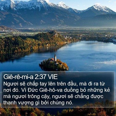 Giê-rê-mi-a 2:37 VIE Bible Verse Image