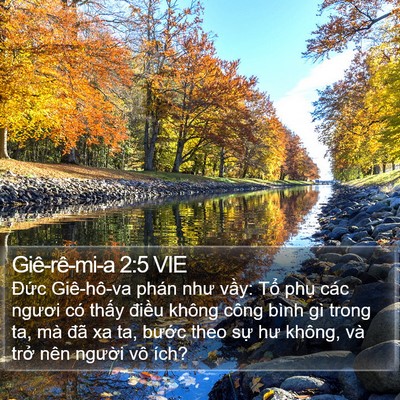 Giê-rê-mi-a 2:5 VIE Bible Verse Image