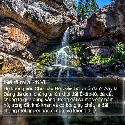 Giê-rê-mi-a 2:6 VIE Bible Verse Image