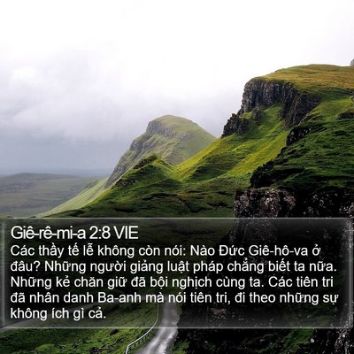 Giê-rê-mi-a 2:8 VIE Bible Verse Image