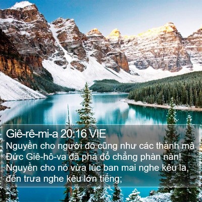 Giê-rê-mi-a 20:16 VIE Bible Verse Image