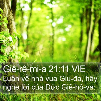 Giê-rê-mi-a 21:11 VIE Bible Verse Image