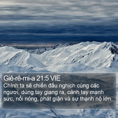 Giê-rê-mi-a 21:5 VIE Bible Verse Image