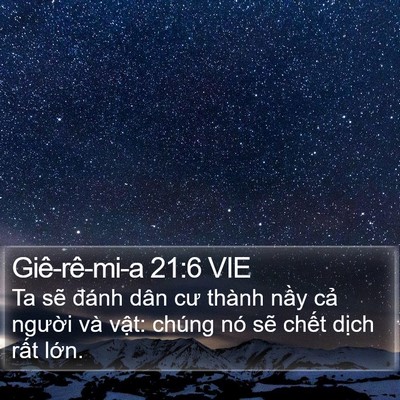 Giê-rê-mi-a 21:6 VIE Bible Verse Image