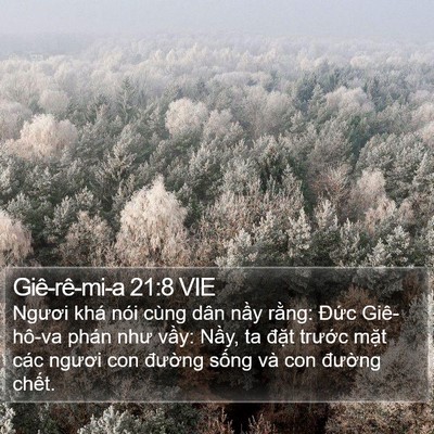 Giê-rê-mi-a 21:8 VIE Bible Verse Image