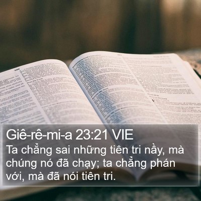 Giê-rê-mi-a 23:21 VIE Bible Verse Image