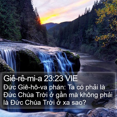 Giê-rê-mi-a 23:23 VIE Bible Verse Image