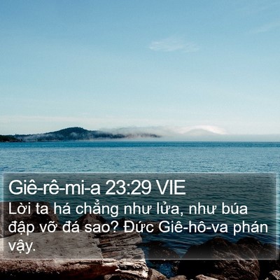Giê-rê-mi-a 23:29 VIE Bible Verse Image
