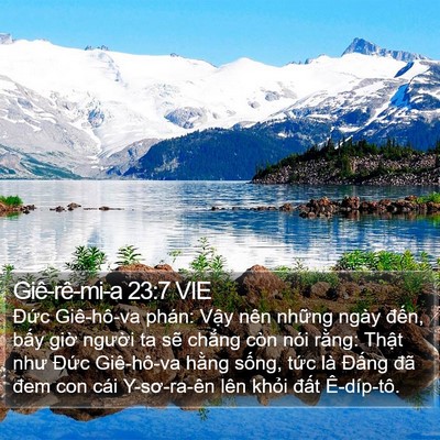 Giê-rê-mi-a 23:7 VIE Bible Verse Image