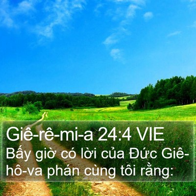 Giê-rê-mi-a 24:4 VIE Bible Verse Image