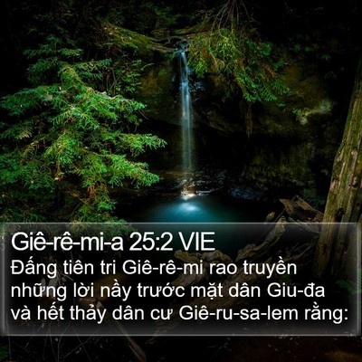 Giê-rê-mi-a 25:2 VIE Bible Verse Image