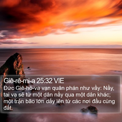 Giê-rê-mi-a 25:32 VIE Bible Verse Image