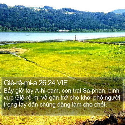 Giê-rê-mi-a 26:24 VIE Bible Verse Image