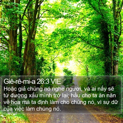 Giê-rê-mi-a 26:3 VIE Bible Verse Image