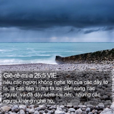 Giê-rê-mi-a 26:5 VIE Bible Verse Image