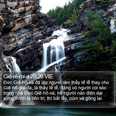 Giê-rê-mi-a 29:26 VIE Bible Verse Image
