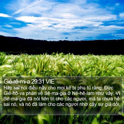 Giê-rê-mi-a 29:31 VIE Bible Verse Image