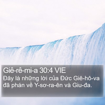 Giê-rê-mi-a 30:4 VIE Bible Verse Image