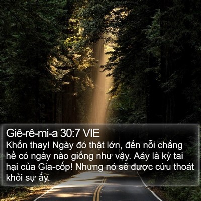 Giê-rê-mi-a 30:7 VIE Bible Verse Image