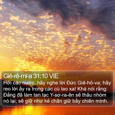 Giê-rê-mi-a 31:10 VIE Bible Verse Image