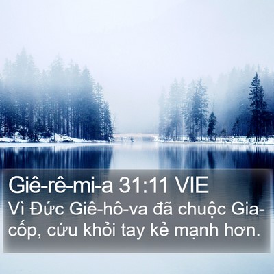 Giê-rê-mi-a 31:11 VIE Bible Verse Image