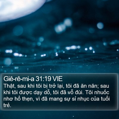 Giê-rê-mi-a 31:19 VIE Bible Verse Image
