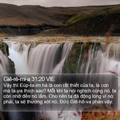 Giê-rê-mi-a 31:20 VIE Bible Verse Image