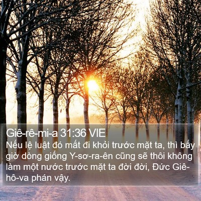Giê-rê-mi-a 31:36 VIE Bible Verse Image