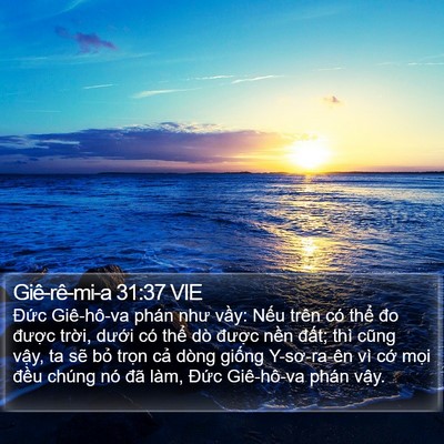 Giê-rê-mi-a 31:37 VIE Bible Verse Image