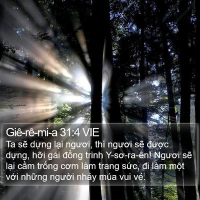 Giê-rê-mi-a 31:4 VIE Bible Verse Image
