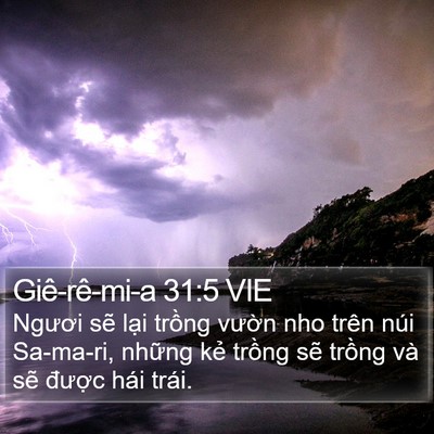 Giê-rê-mi-a 31:5 VIE Bible Verse Image