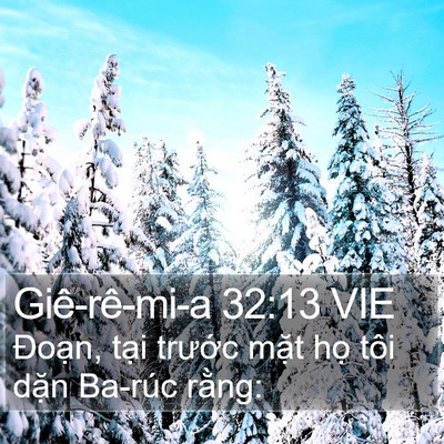 Giê-rê-mi-a 32:13 VIE Bible Verse Image